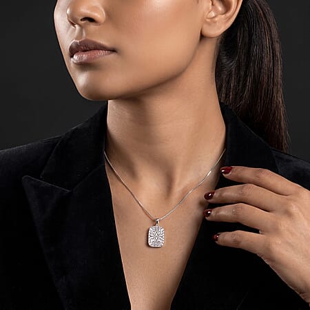 Rhodium Over Sterling Silver - Product card gallery slide 4 (10176693862713)