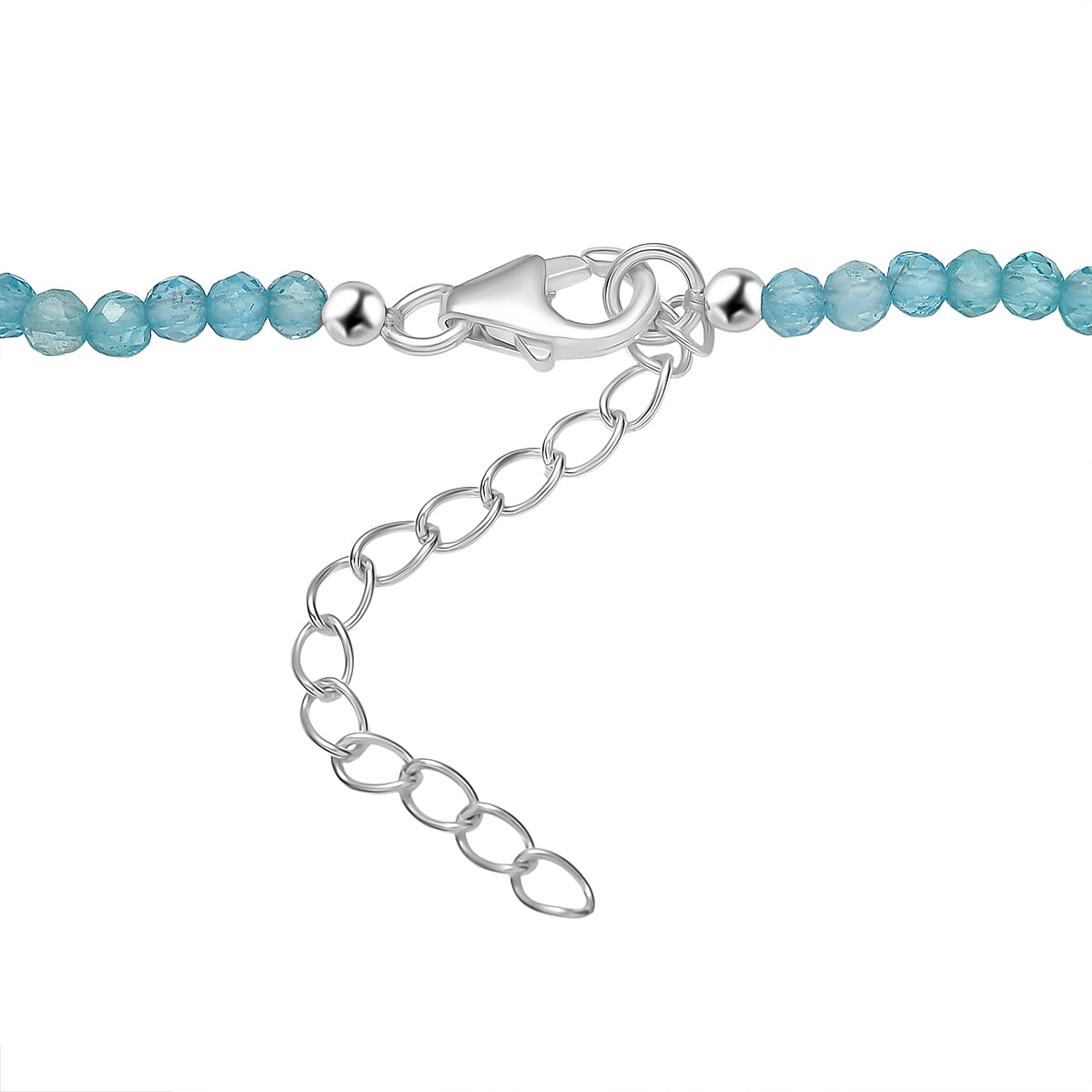 D'Joy AAA Malagasy Labradorite and Apatite 77.00 ctw Pendant Necklace in 18K Vermeil RG and Rhodium Over Sterling Silver 18 Inches  image number 4