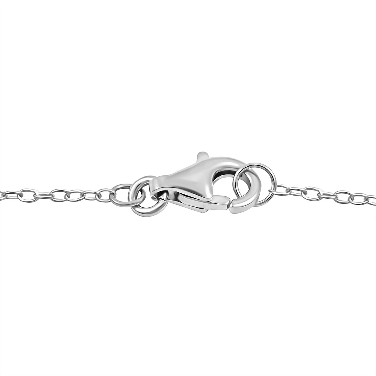 Luxuriant Lab Grown Diamond G-H SI 0.50 ctw Knot Pendant Necklace in Rhodium Over Sterling Silver 20 Inches image number 5