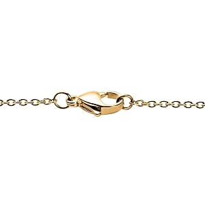 Golden shell 90.00 ctw Set Earrings and Pendant Necklace (20 Inches) in Silvertone
