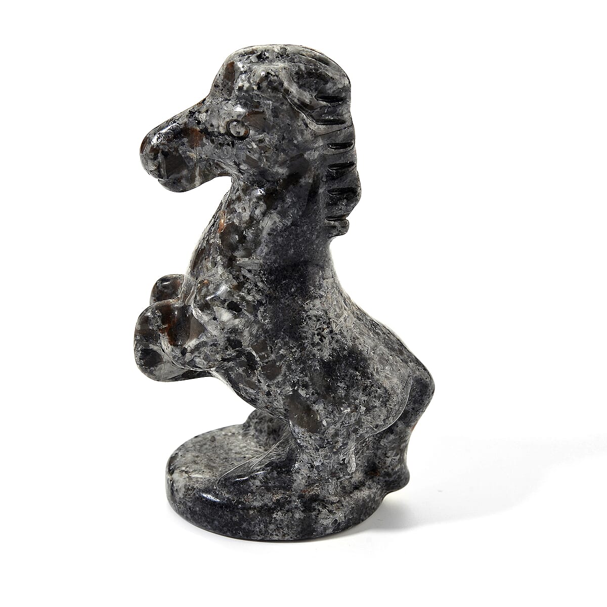 Natural Yooperlite 915.00 ctw Pixiu and Beaded Stretch Bracelet with Free UV Flash Light image number 3