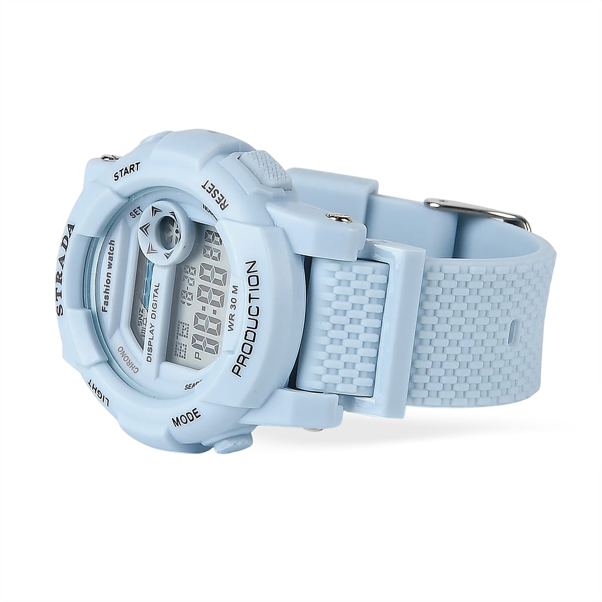 Strada Electronic Movement Watch in Blue Strap and Blue Water Bottle 650ml image number 4