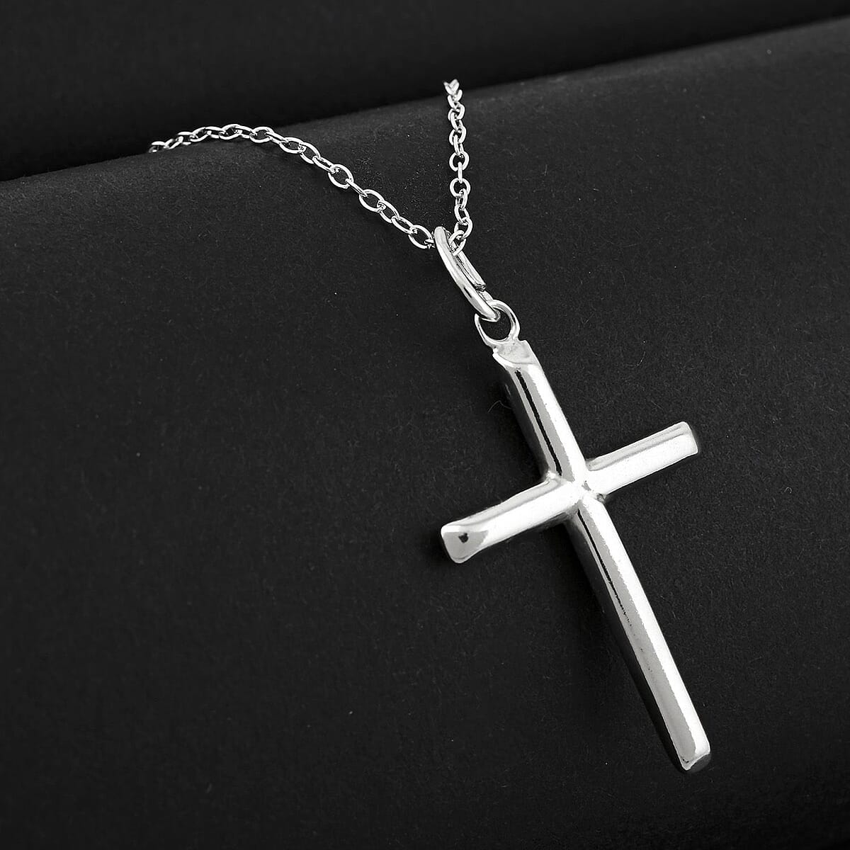 Sterling Silver Pendant Necklace (18 Inches) 1.80 Grams image number 1