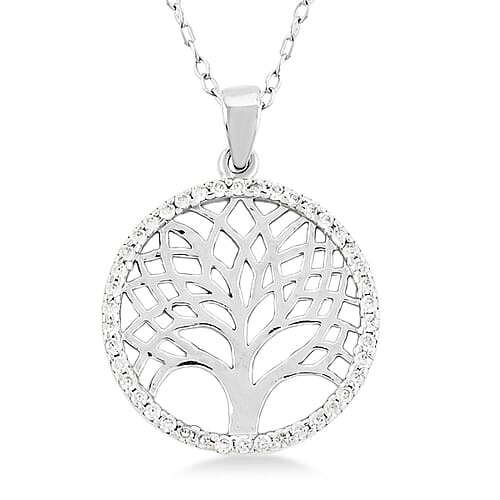 Rhodium Over Sterling Silver - Product card gallery slide 1 (10205757833529)