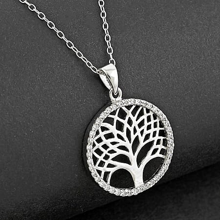 Rhodium Over Sterling Silver - Product card gallery slide 2 (10205757833529)