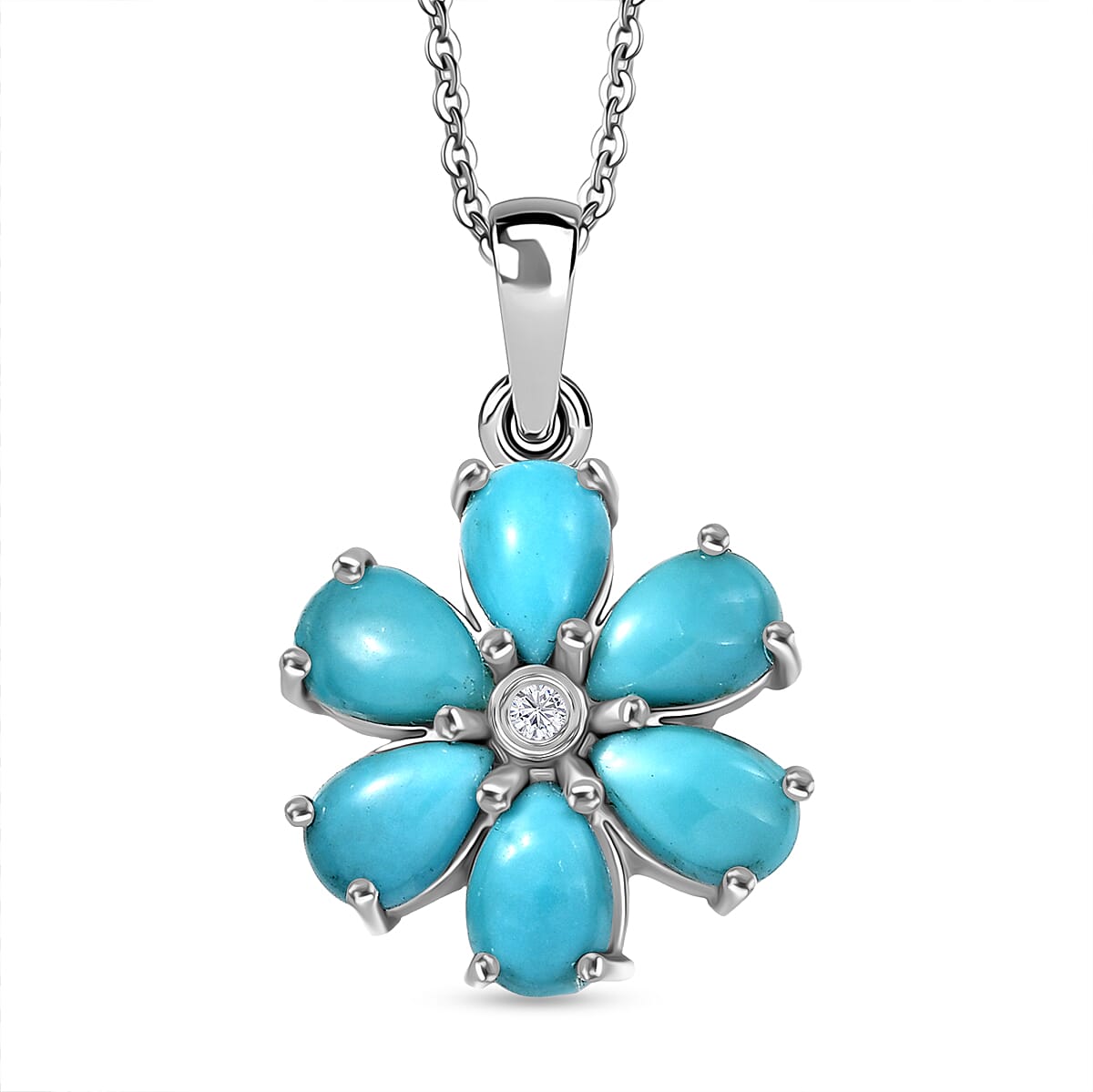 Rhodium Over Sterling Silver - Product card gallery slide 1 (9433161892095)