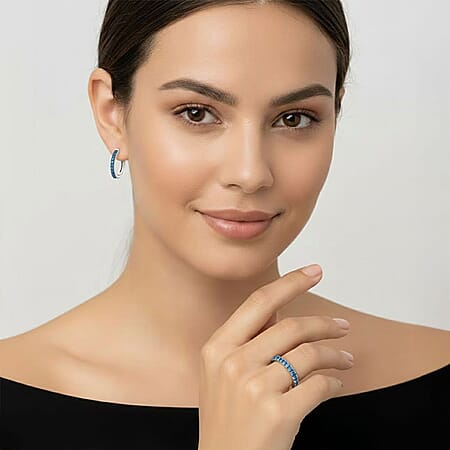 Lab Grown Blue Diamond / 8 - Product card gallery slide 2 (10176699990329)