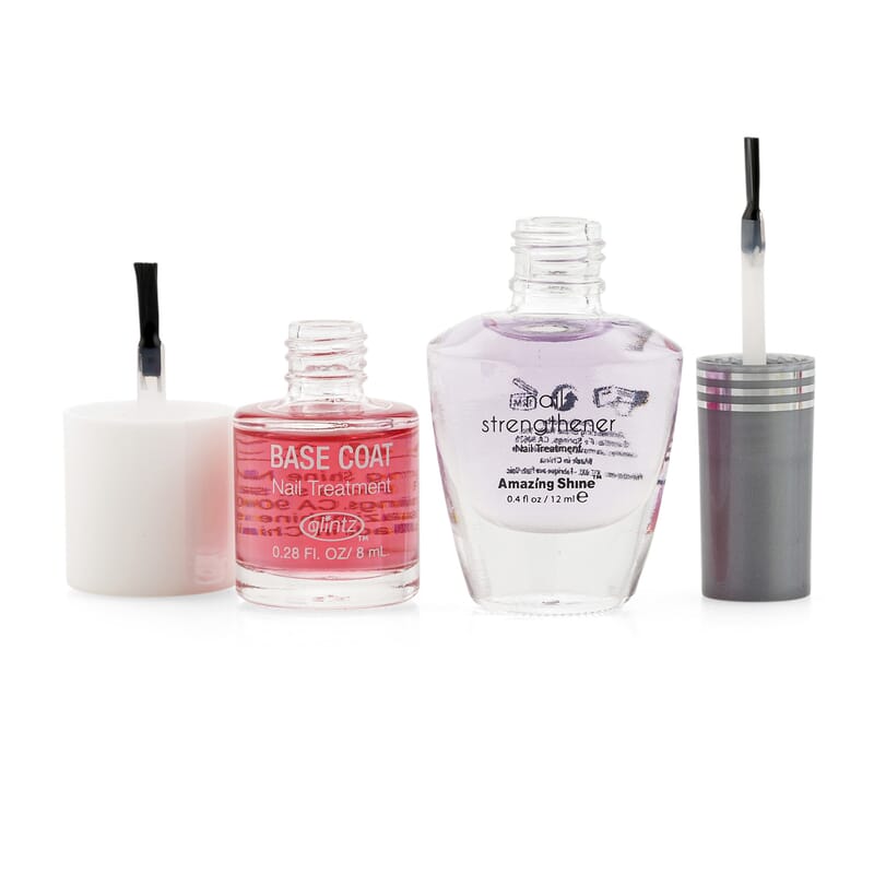 Amazing Shine 3 Step Nail & Cuticle Treatment Set, Glintz 5 Piece 0.28 Fl. Oz. Nail Treatment Boxed Set