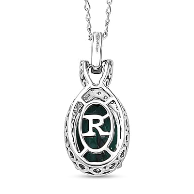 Certified & Appraised Rhapsody AAAA Pirineu Lagoon Tourmaline and E-F VS Diamond 5.50 ctw Pendant Necklace 20 Inches in 950 Platinum 4 Grams