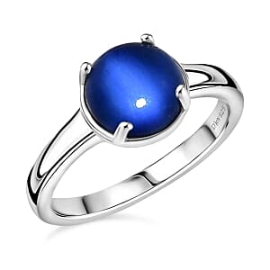 Aurora Moonstone 6.76 ctw Solitaire Stud Earrings, Ring (Size 9.0) and Pendant in Rhodium Over Sterling Silver