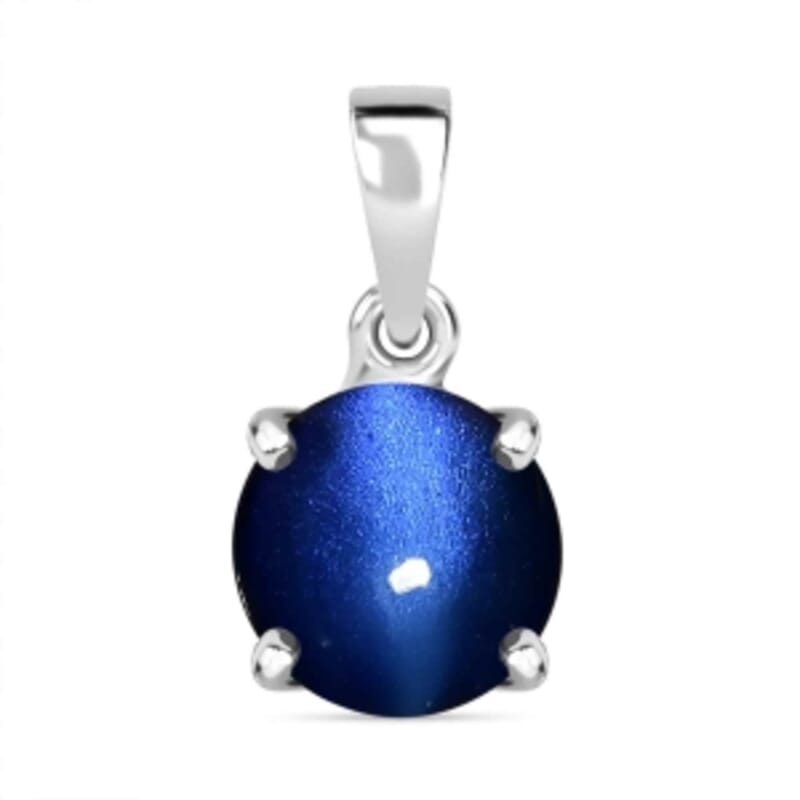 Aurora Moonstone 6.76 ctw Solitaire Stud Earrings, Ring (Size 9.0) and Pendant in Rhodium Over Sterling Silver