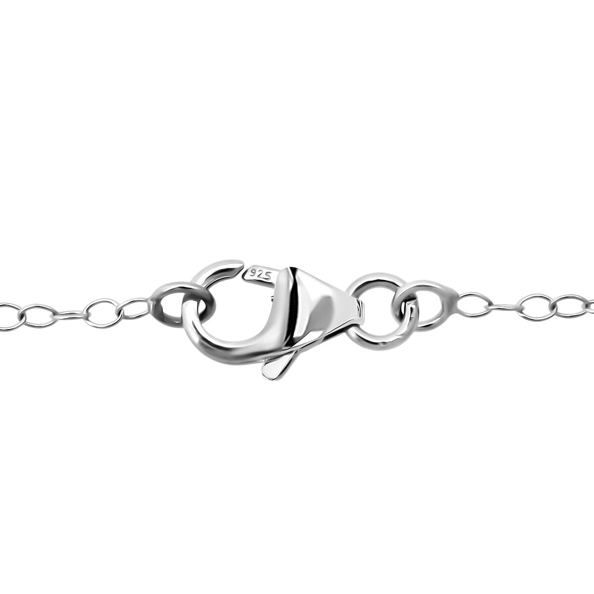 AAA Mangoro Aquamarine and SI Luxuriant Lab Grown Multi Diamond 2.90 ctw Pendant Necklace in Rhodium Over Sterling Silver 20 Inches image number 1