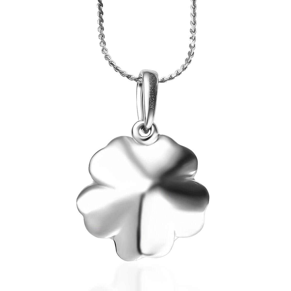 Doorbuster Rhapsody Flower Camellia Bloom Pendant Necklace in 950 Platinum 7.70 Grams 20 Inches image number 4
