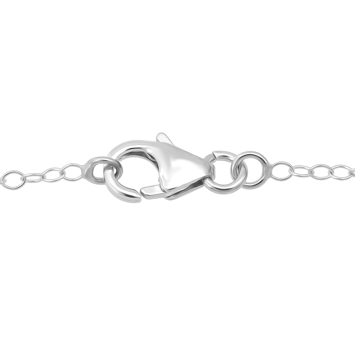 D'Joy Kagem Zambian Emerald and Diamond 1.35 ctw Pendant Necklace 20 Inches in Rhodium Over Sterling Silver image number 5