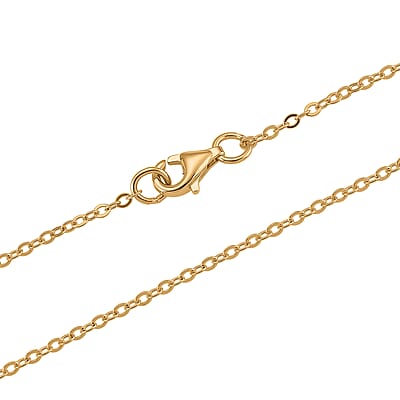 Green Jade (D) 45.00 ctw Carved Mikubu Pendant Necklace in 14K YG Over Sterling Silver 20 Inches