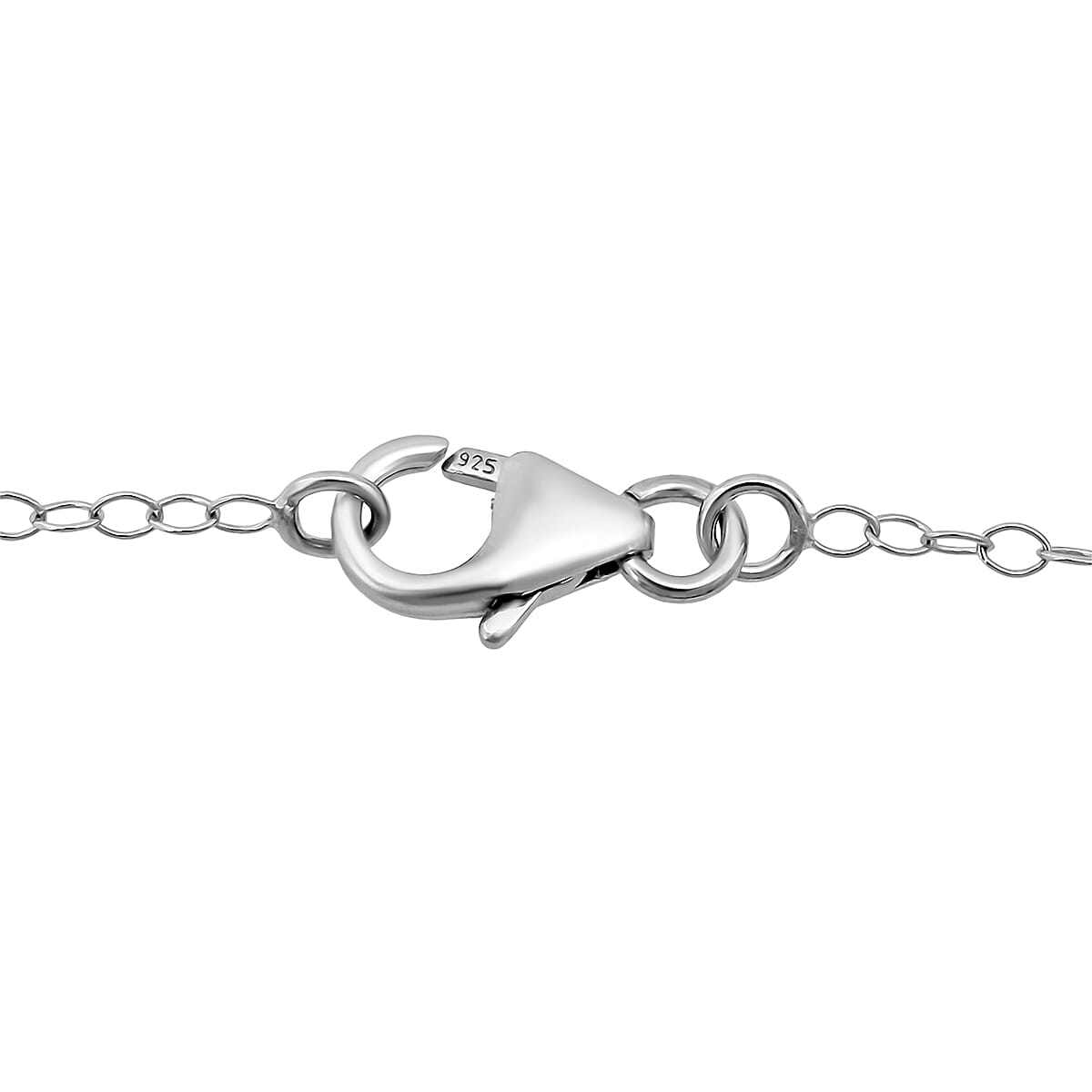 D'Joy Kanchanaburi Blue Sapphire (DF) and Multi Gemstone 4.25 ctw Regal Grace Pendant Necklace 20 Inches in Rhodium Over Sterling Silver image number 5