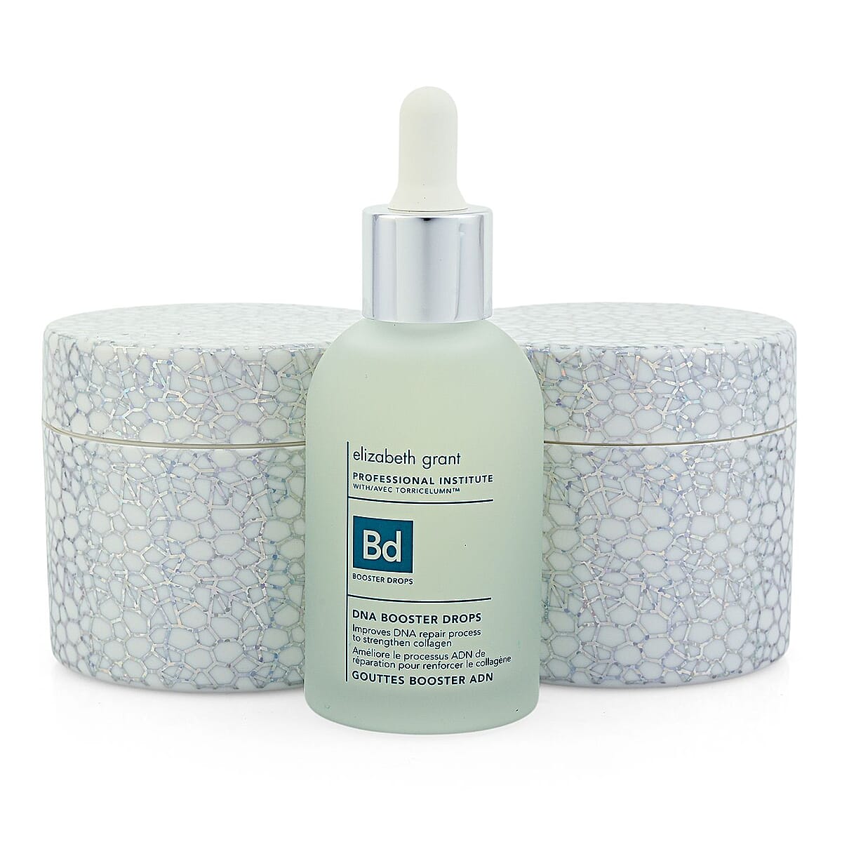 Elizabeth Grant Collagen Re-Inforce 3D Silk Edition Day (3.4oz) & Night Cream (3.4oz) with Professional Institute DNA Booster Drops (2oz) image number 0