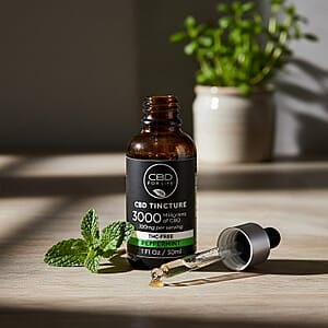 Doorbuster CBD For Life Set of 3 3000mg CBD Peppermint Tincture (3x 1oz)