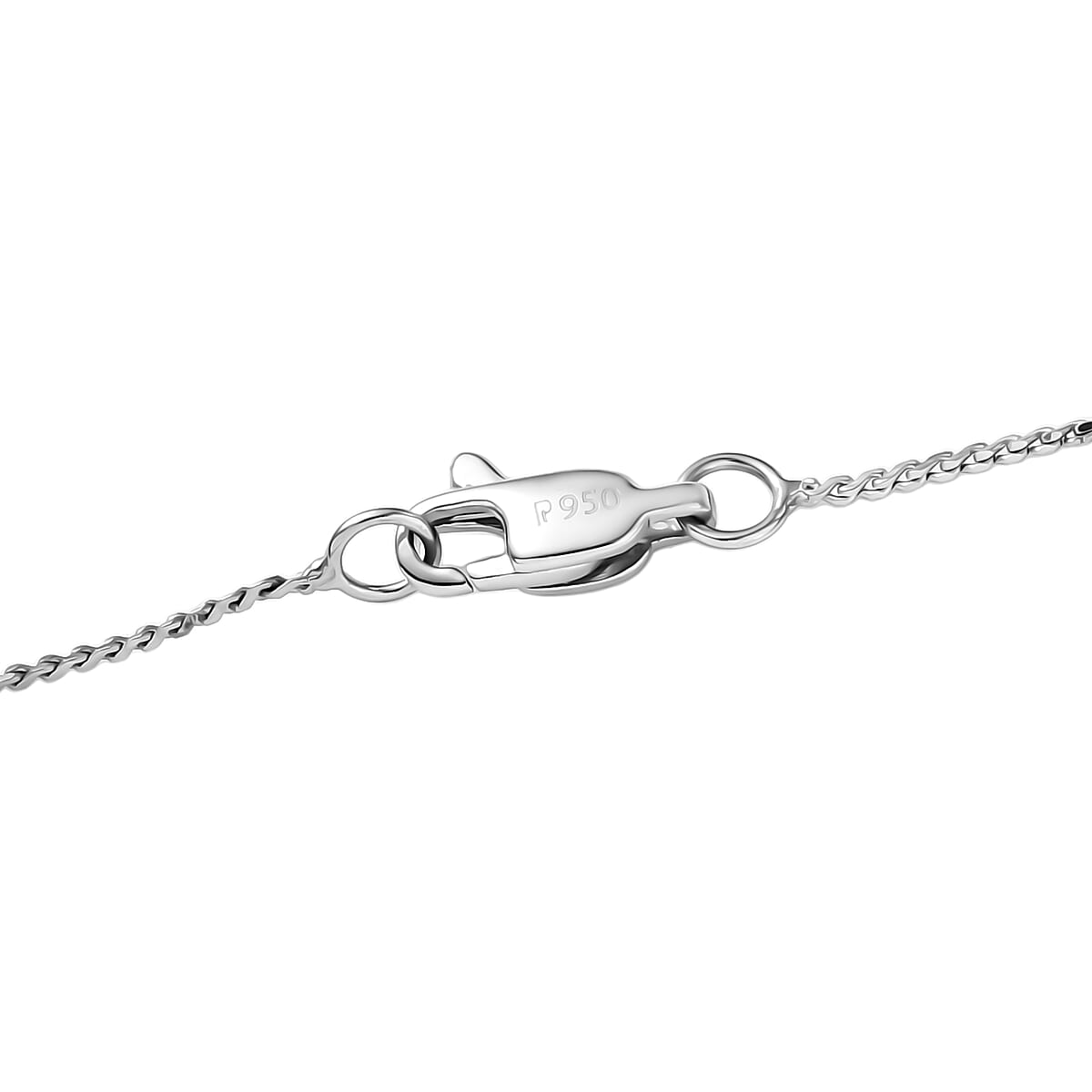 Doorbuster Rhapsody AAAA Tanzanite, Paraiba Tourmaline and Diamond E-F VS 2.60 ctw Heart of Atlantis Pendant Necklace in 950 Platinum 20 Inches 5.40 Grams image number 5