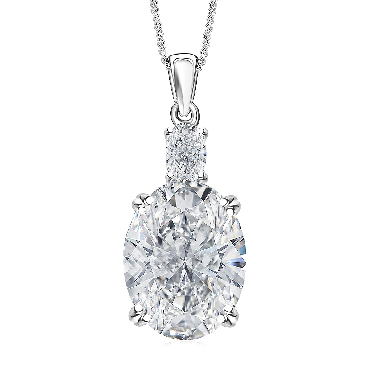 Rhodium Over Sterling Silver