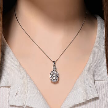 Rhodium Over Sterling Silver - Product card gallery slide 3 (10176706314553)