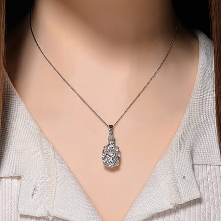 Rhodium Over Sterling Silver - Product card gallery slide 3 (10176706314553)