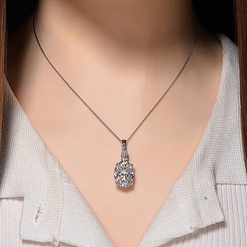 Rhodium Over Sterling Silver - Product card gallery slide 3 (9433052774655)