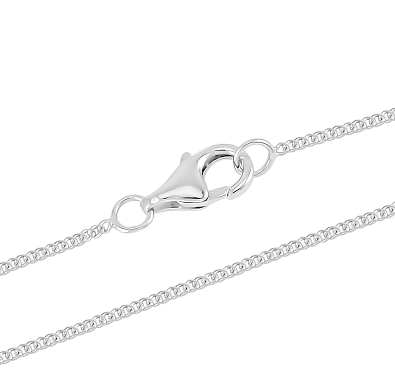 D'Joy Moissanite 10.95 ctw Pendant Necklace  in Rhodium Over Sterling Silver 18 Inches