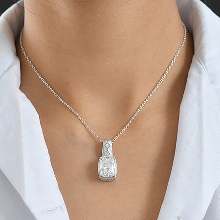 Rhodium Over Sterling Silver - Product card gallery slide 3 (10176706347321)