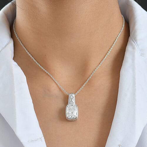 Rhodium Over Sterling Silver - Product card gallery slide 3 (9433076957439)