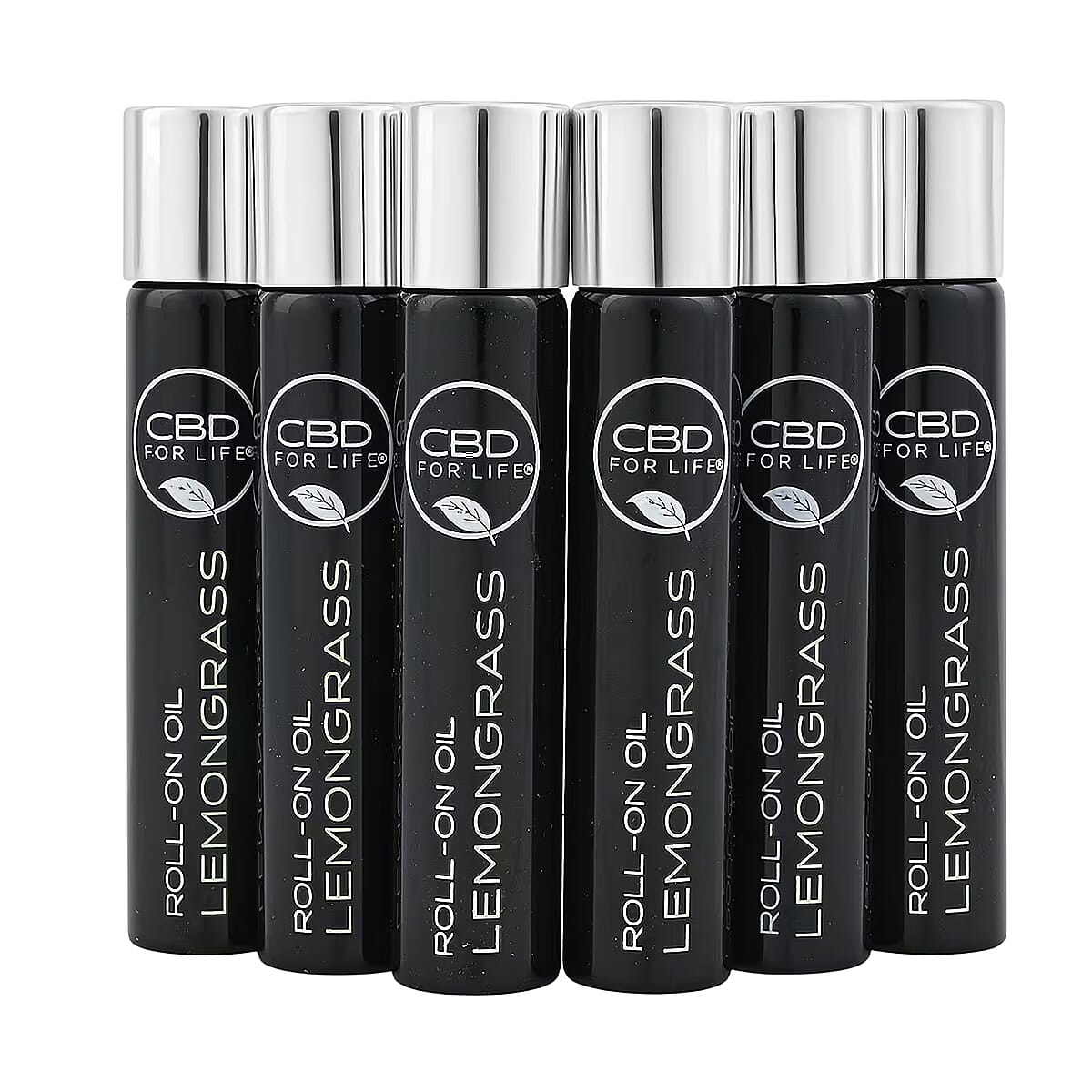 Doorbuster CBD For Life Set of 6 Lemongrass CBD Roll On for Pain Relief (6x 0.64oz) image number 0