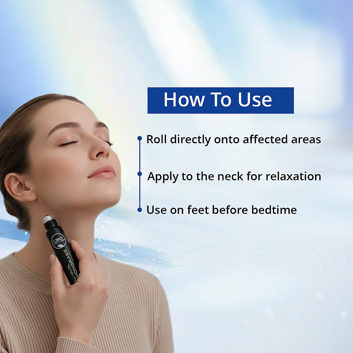 Doorbuster CBD For Life Set of 6 Lemongrass CBD Roll On for Pain Relief (6x 0.64oz) image number 4