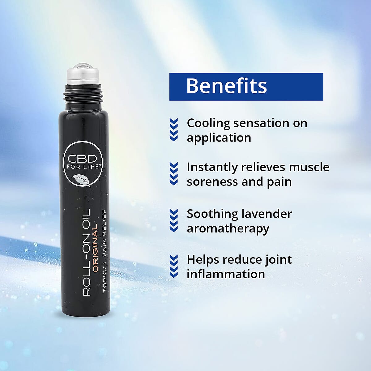 Doorbuster CBD For Life Set of 6 Original CBD Roll On for Pain Relief (6x 0.64oz) image number 2