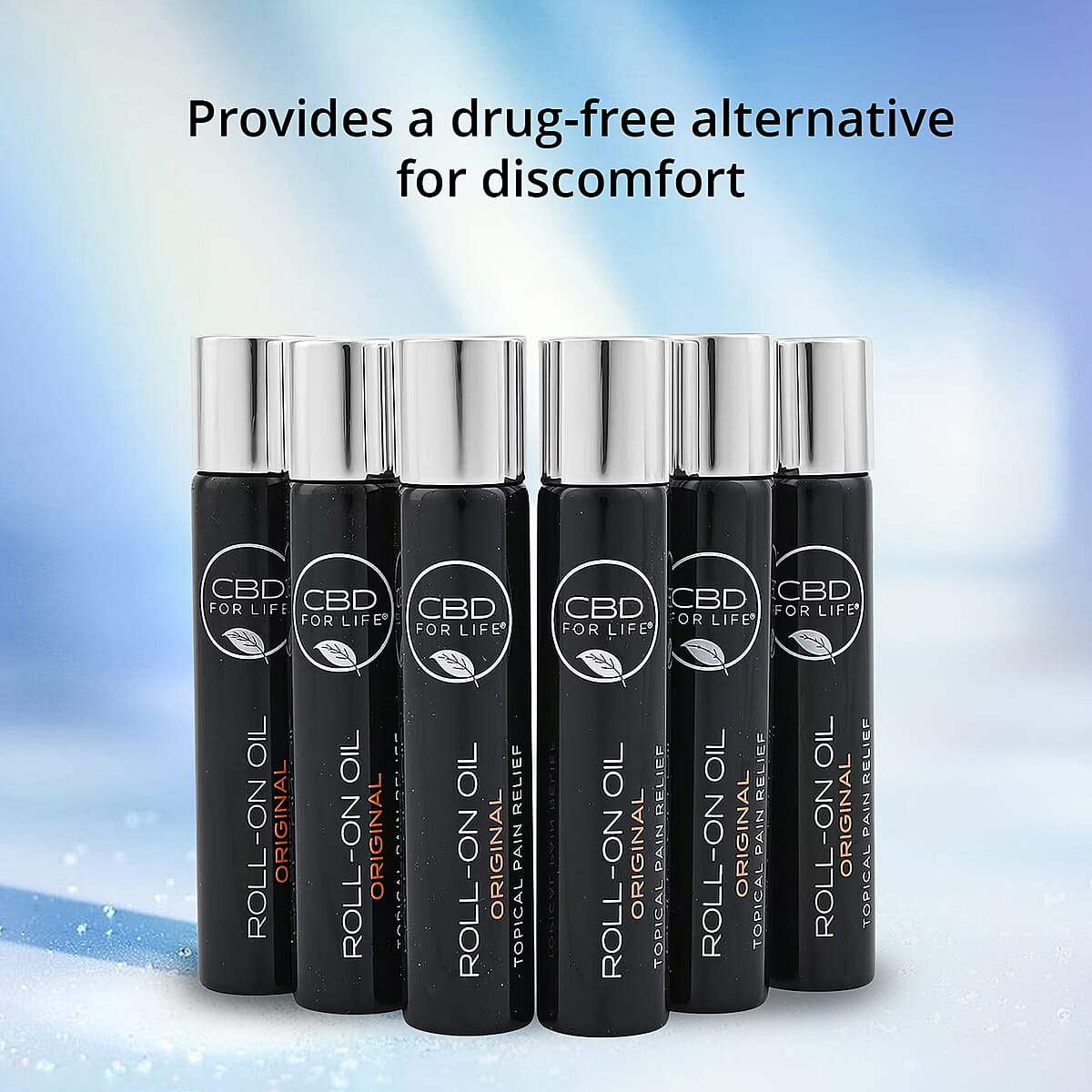 Doorbuster CBD For Life Set of 6 Original CBD Roll On for Pain Relief (6x 0.64oz) image number 5