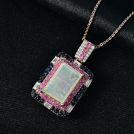 Ethiopian Welo Opal & Blue Sapphire - Product card gallery slide 2 (10176706675001)