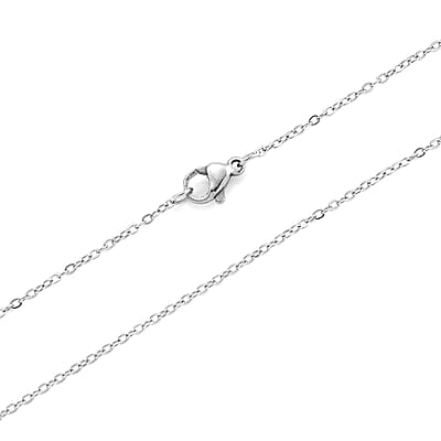 Opalite 110.00 ctw Earrings and Pendant in Silvertone with Stainless Steel Necklace 20 Inches