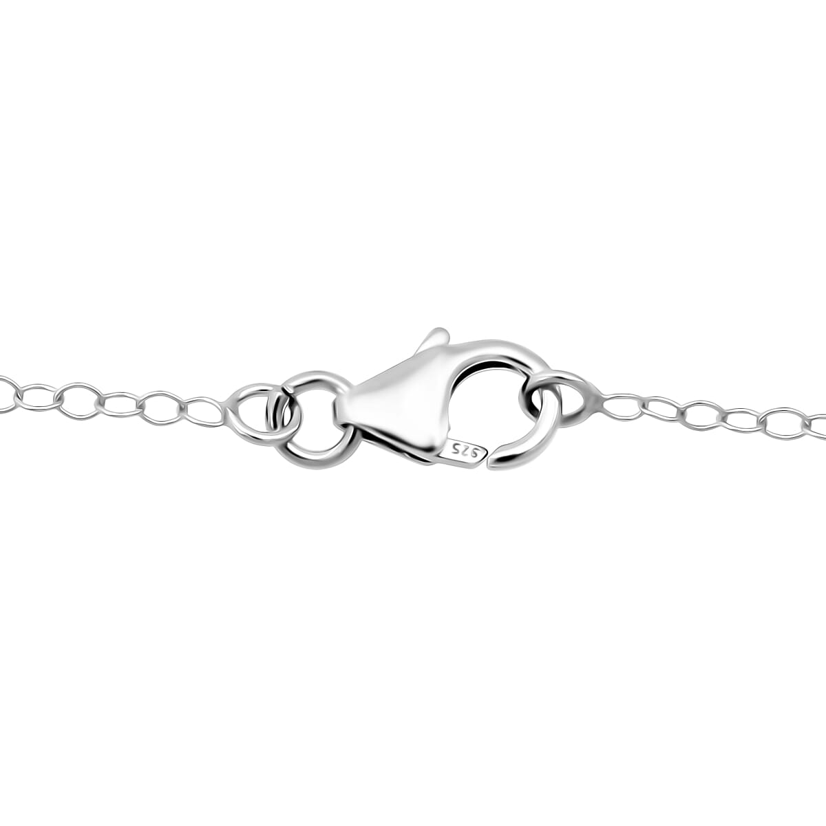 D'Joy Premium Cambodian Blue Zircon and Moissanite 3.50 ctw Regal Halo Pendant Necklace in Rhodium Over Sterling Silver 20 Inches image number 5