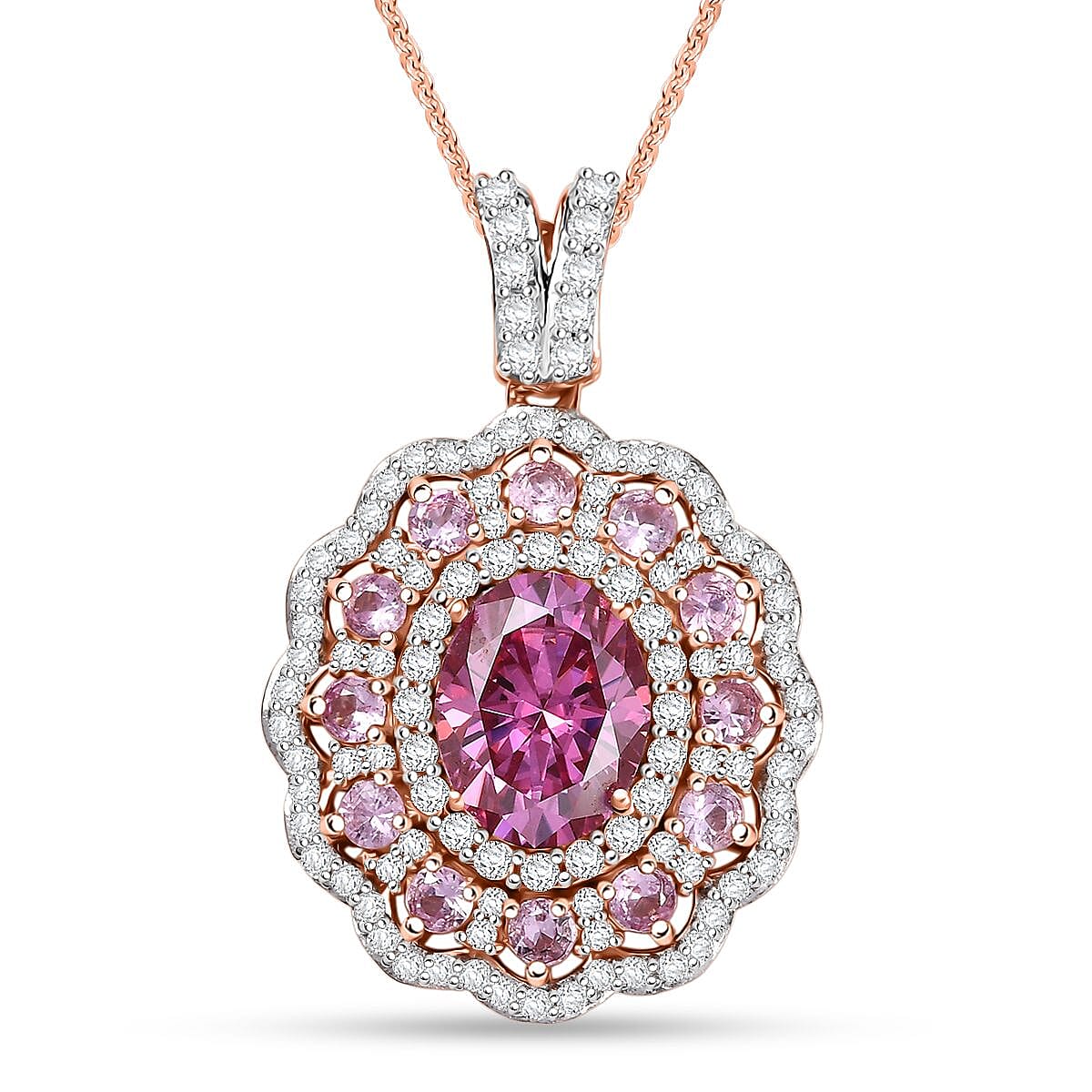 Pink Moissanite