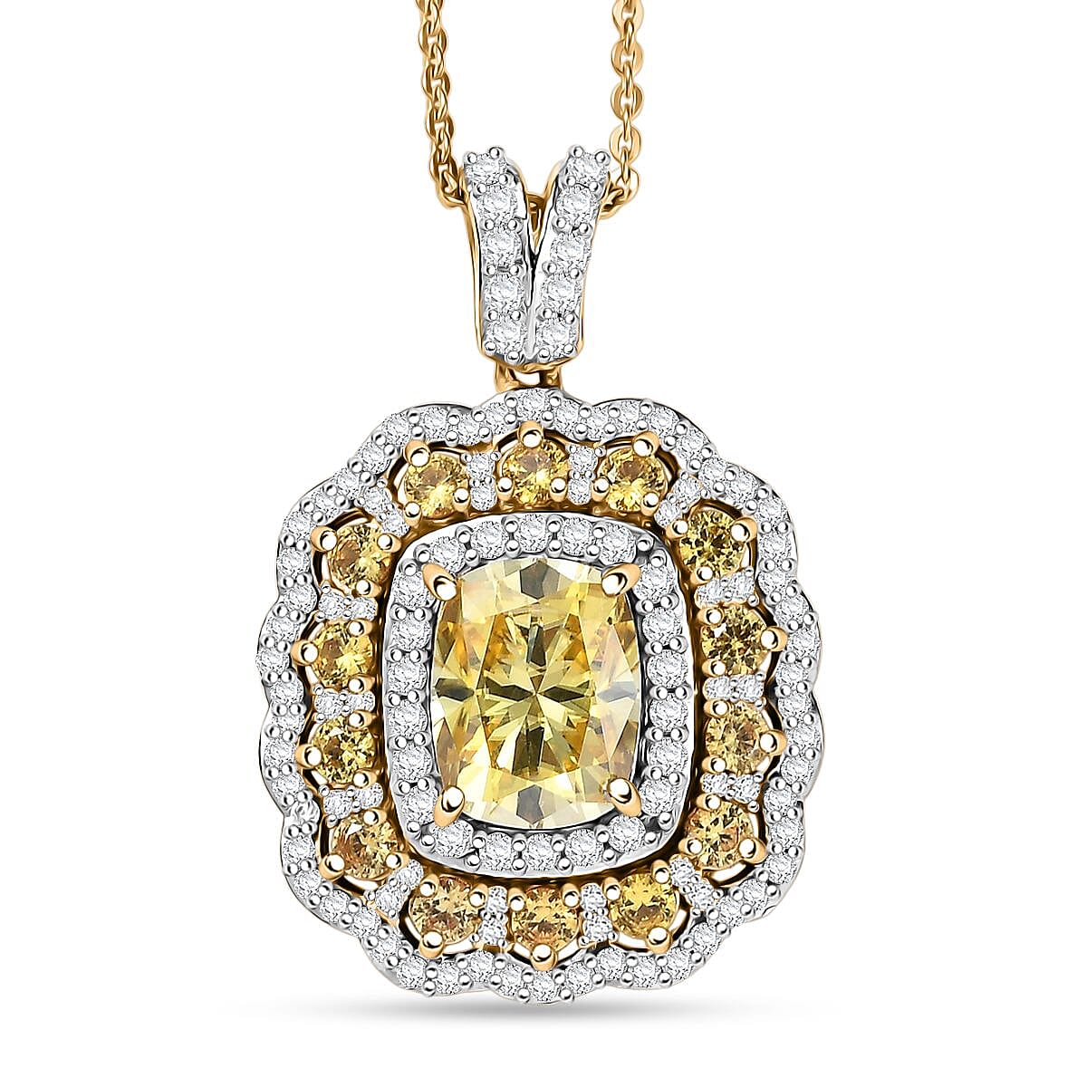 Yellow Moissanite