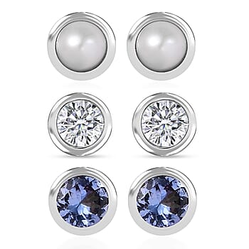 Rhodium Over Sterling Silver - Product card gallery slide 1 (10176709886265)