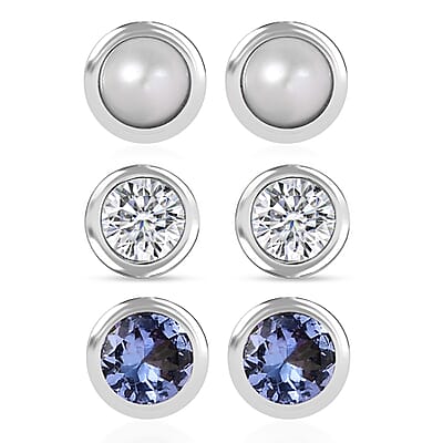 Rhodium Over Sterling Silver - Product card gallery slide 1 (10176709886265)