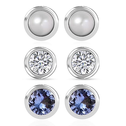 Rhodium Over Sterling Silver - Product card gallery slide 1 (10176709886265)