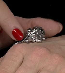 999 Fine Silver Pixiu Pendant with Stainless Steel Necklace (20 Inches)