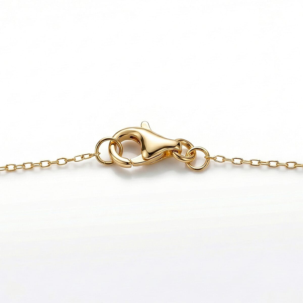 D'Joy Premium Red Zircon and Moissanite 2.75 ctw Pendant Necklace in 18K Vermeil Yellow Gold Over Sterling Silver 20 Inches  image number 5