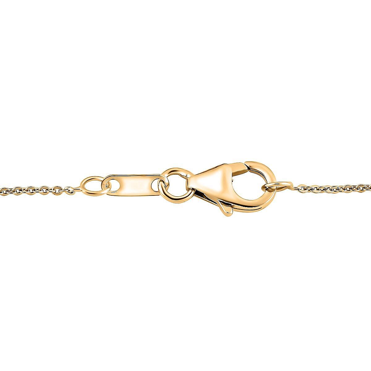 D'Joy Premium Grandidierite and Multi Gems7tone 3.50 ctw Regal Harmony Pendant Necklace in 18K Vermeil Yellow Gold Over Sterling Silver 20 Inches