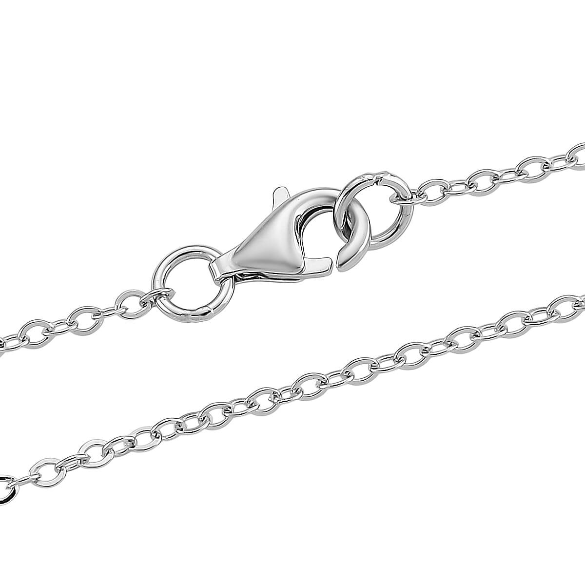 Natural Jade 25.00 ctw Carved Flower Pendant Necklace in Rhodium Over Sterling Silver (20 Inches) image number 4