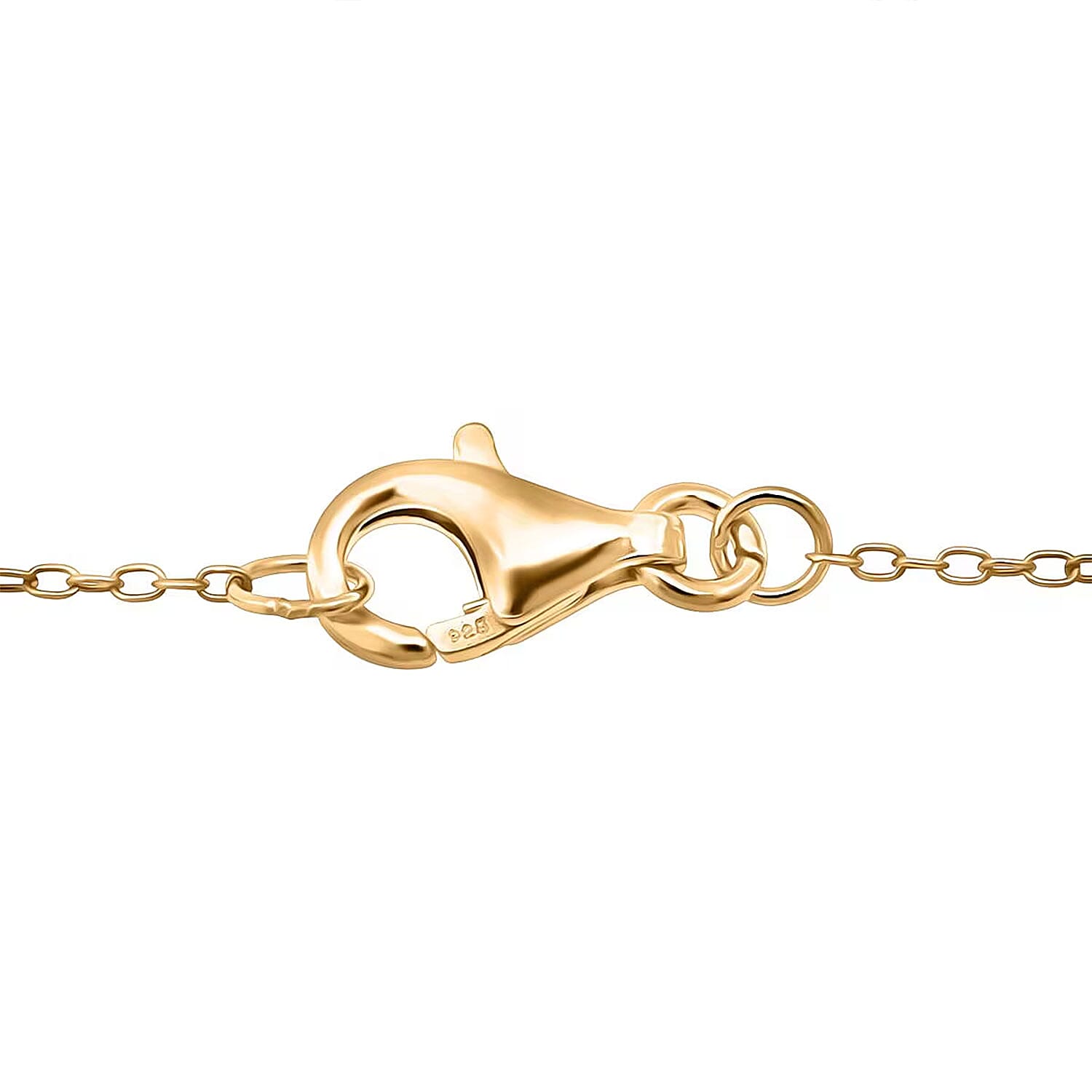  Luxuriant Lab Grown Diamond G-H SI 0.10 ctw Heart Pendant Necklace in 18K Vermeil Yellow Gold Over Sterling Silver 20 Inches