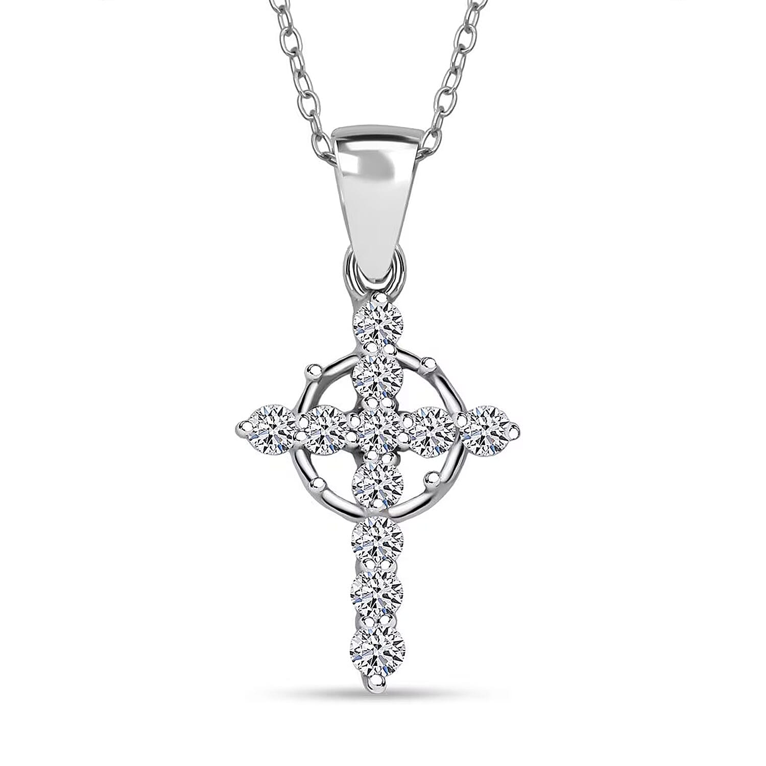 Rhodium Over Sterling Silver - Product card gallery slide 1 (9433103401215)