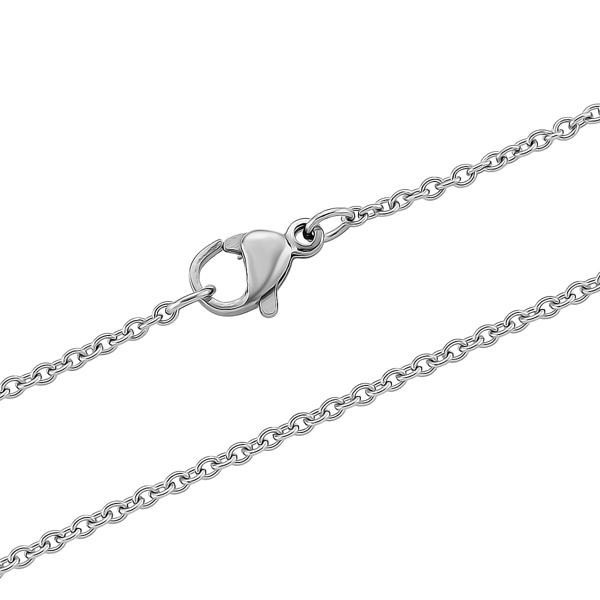 EverTrue Color Change Fluorite (IR) and Moissanite 7.60 ctw Pendant in Platinum Bond with Stainless Steel Necklace (20 Inches) image number 5