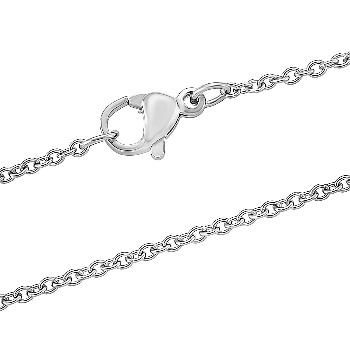 EverTrue Color Change Fluorite (IR) and Multi Gemstone 7.10 ctw Pendant in Platinum Bond with Stainless Steel Necklace (20 Inches) image number 5